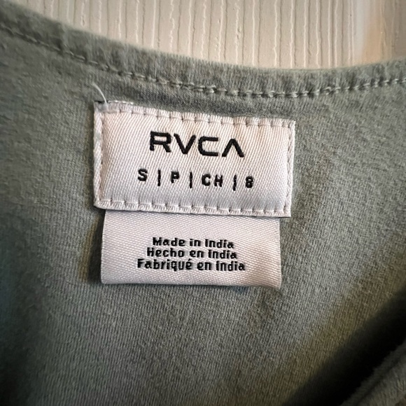 RVCA Green Dress with Bow Size S - Picture 3 of 5